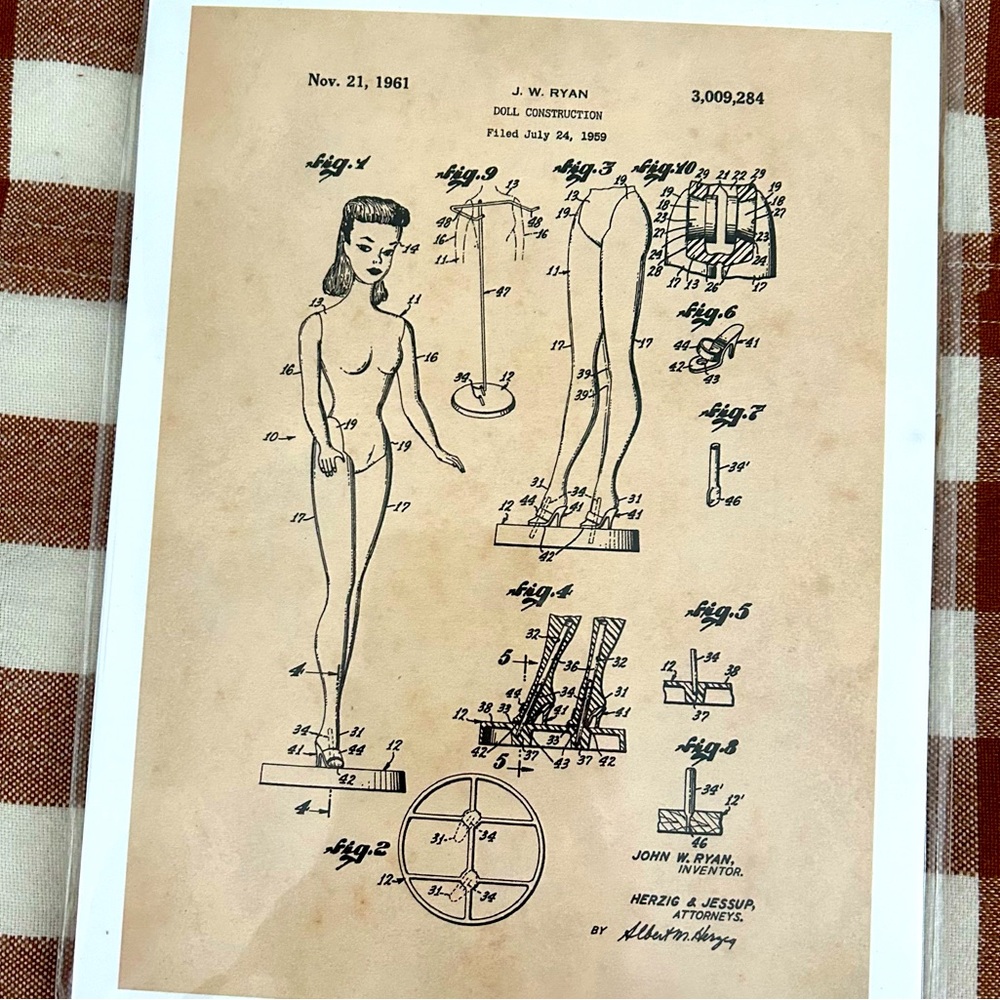 Bundle of four vintage style prints